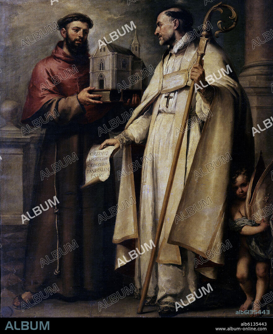 BARTOLOMÉ ESTEBAN MURILLO. SAN BUENAVENTURA Y SAN LEANDRO.