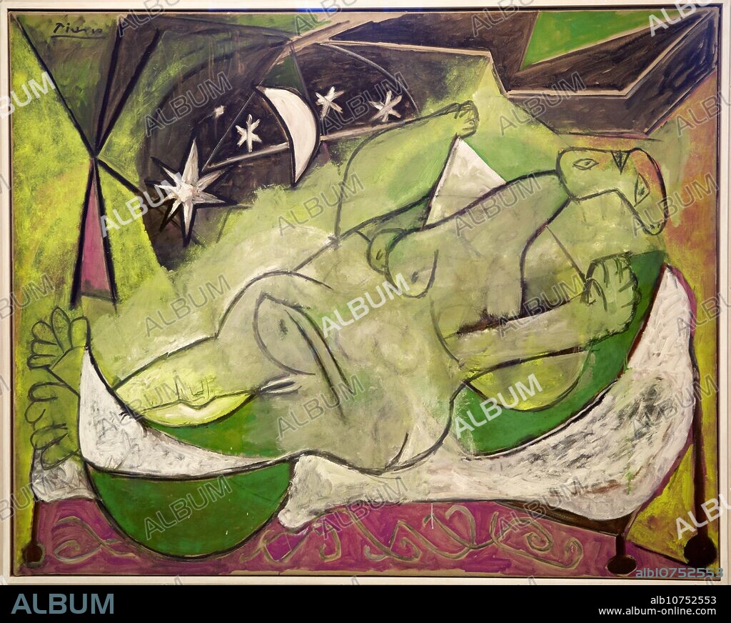 Femme nue couchée, 1936. Pablo Picasso. Centre George Pompidou. Musee National d'Art Moderne. Paris. France.
