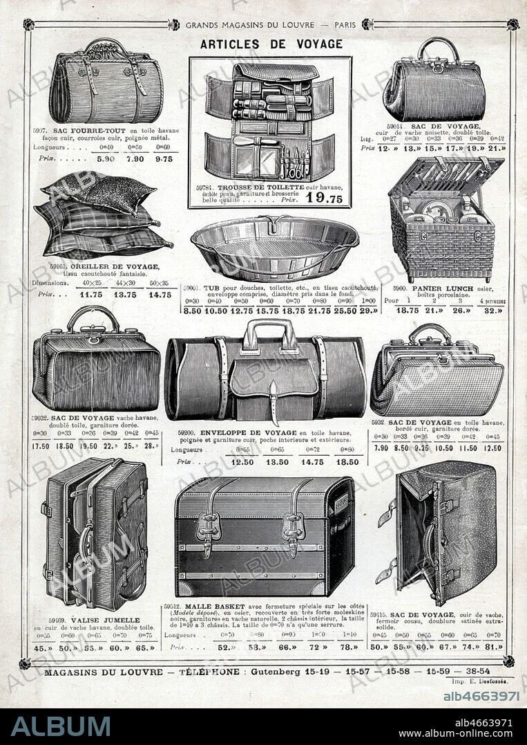 Magasins valises online