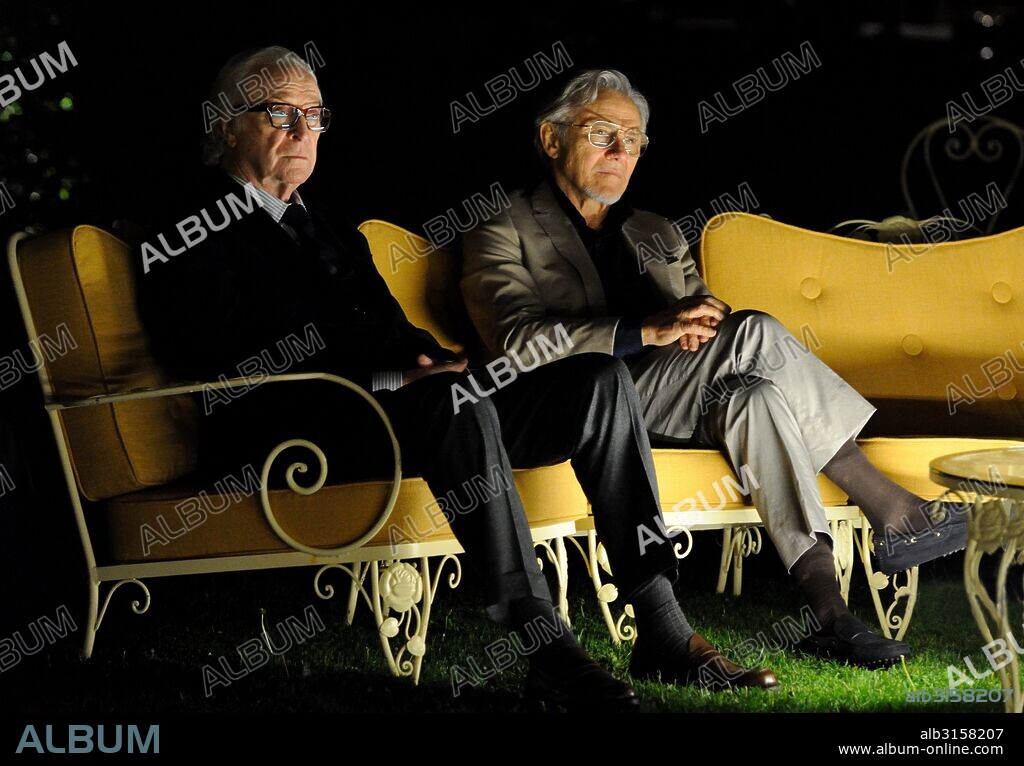 HARVEY KEITEL and MICHAEL CAINE in YOUTH, 2015, directed by PAOLO SORRENTINO. Copyright INDIGO FILM.