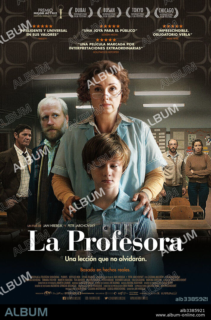 Poster de LA PROFESORA, 2016 (UCITELKA), dirigida por JAN HREBEJK. Copyright PubRes / Rozhlas a televízia Slovenska / Ceská Televize / Of.