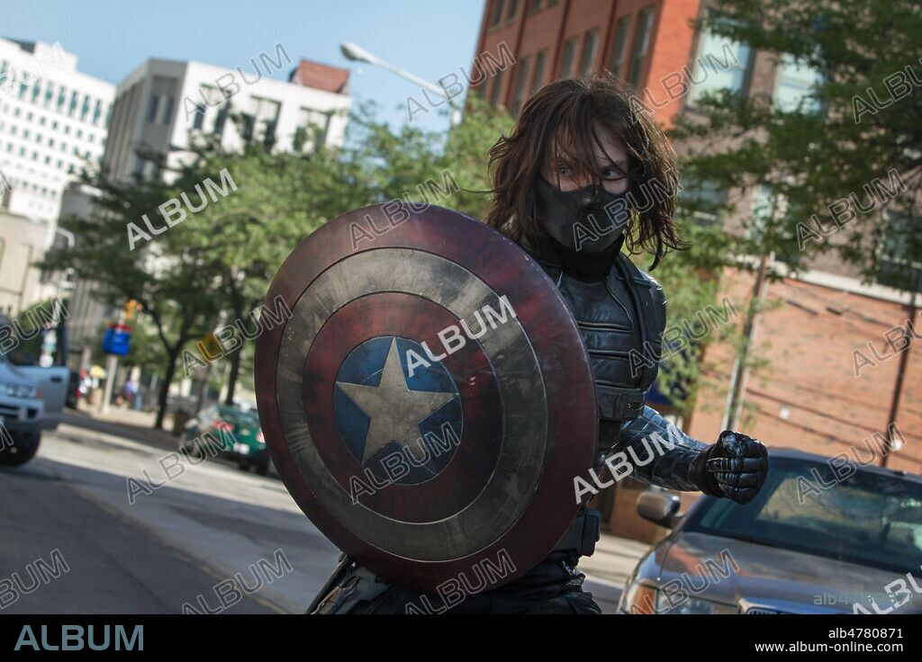 SEBASTIAN STAN in CAPTAIN AMERICA: THE WINTER SOLDIER, 2014, directed by ANTHONY RUSSO and JOE RUSSO. Copyright MARVEL STUDIOS.