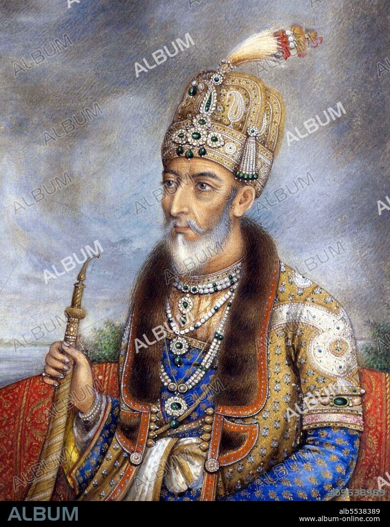 Mirza Abu Zafar Sirajuddin Muhammad Bahadur Shah Zafar (Urdu: ??? ??? ?????? ?????? ???? ?????? ??? ????), better known as Bahadur Shah Zafar (Urdu: ????? ??? ????), on 24 October 1775 – died 7 November 1862), was the last Mughal emperor and a member of the Timurid Dynasty. Zafar was the son of Mirza Akbar Shah II and Lalbai, who was a Hindu Rajput, and became Mughal Emperor when his father died on 28 September 1837. He used Zafar, a part of his name, meaning 'victory', for his nom de plume as an Urdu poet, and he wrote many Urdu ghazals under it. After his involvement in the Indian Rebellion of 1857, the British tried and then exiled him from Delhi and sent him to Rangoon (now YAngon) in British-controlled Burma (Myanmar).
