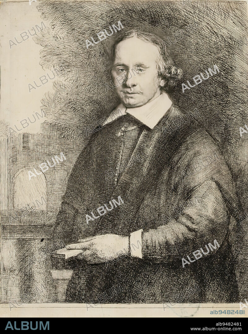 Rembrandt van Rijn, 15.7.1606, 4.10.1669, Jan Antonides van der Linden, 2004, 12.6 × 10.3 cm, engraving, drypoint, etching.