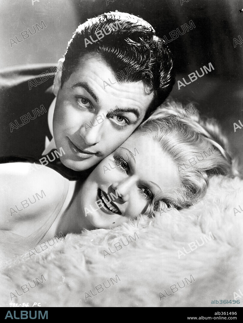 JEAN HARLOW and ROBERT TAYLOR in PERSONAL PROPERTY, 1937, directed by W. S. VAN DYKE. Copyright M.G.M.