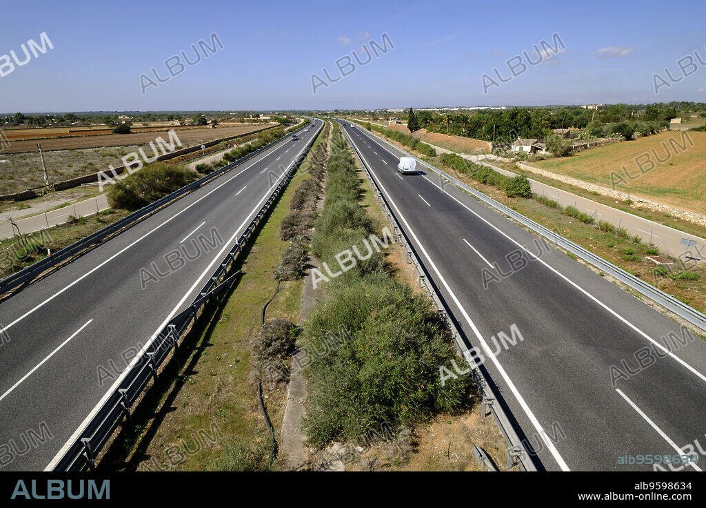 Ma-19, Autopista de Levante, Mallorca, balearic islands, spain, europe.