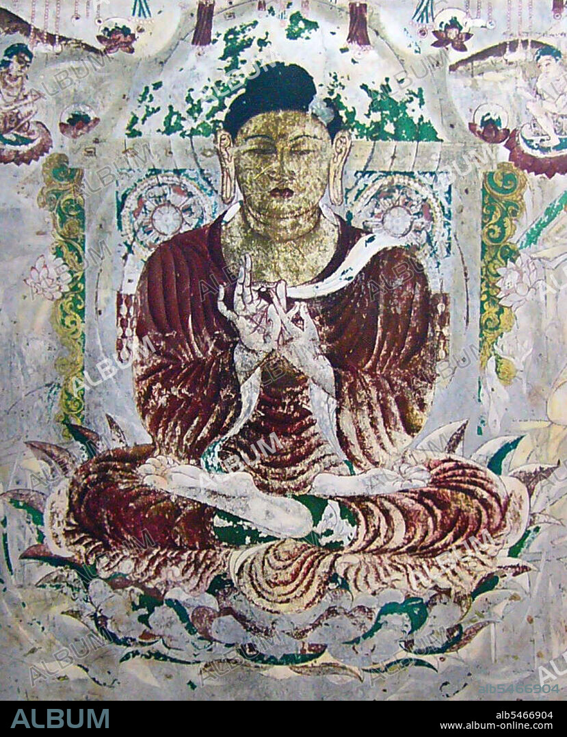 Horyu-ji (Temple of the Flourishing Law) is a Buddhist temple in Ikaruga, Nara Prefecture, Japan. Its full name is Horyu Gakumonji, or Learning Temple of the Flourishing Law, the complex serving both as a seminary and a monastery. In 1993, Horyu-ji was inscribed as a UNESCO World Heritage Site under the name Buddhist Monuments in the Horyu-ji Area. The Japanese government lists several of its structures, sculptures and artifacts as National Treasures. The kondo, or great hall of the temple, dating in part to the 7th century, is famous for its 7th century Buddhist murals. Unfortunately, on January 26, 1949, a fire in the kondo caused very severe damage to the murals, many of which were destroyed. The murals of the kondo comprise fifty walls; four larger walls, eight mid-sized walls and thirty-eight small wall areas inside the building. The original murals were removed after the fire incident in 1949 and are kept in storage. Twenty small wall paintings that escaped the fire remain in place, while reproductions have replaced the lost frescoes. The ancient Horyu-ji frescoes represent Pure Land Shaka, Amida, Miroku and Yakushi Nyorai Bhuddas. There are artistic links with similar murals in Dunhuang, China and Ajanta, India. Some authorities link the paintings to a Goguryeo monk named Tamjing who lived in 7th century Ikaruga, but this is disputed.