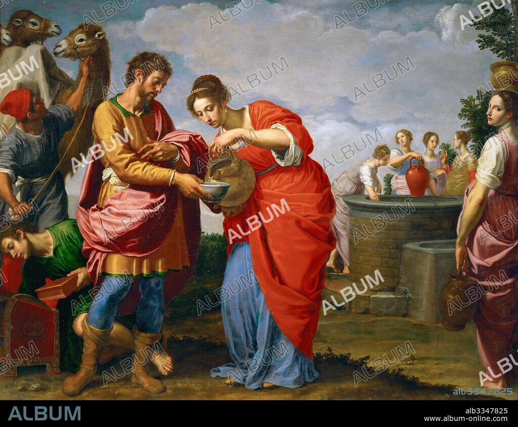 OTTAVIO VANNINI. Rebecca and Eliezer at the Well.