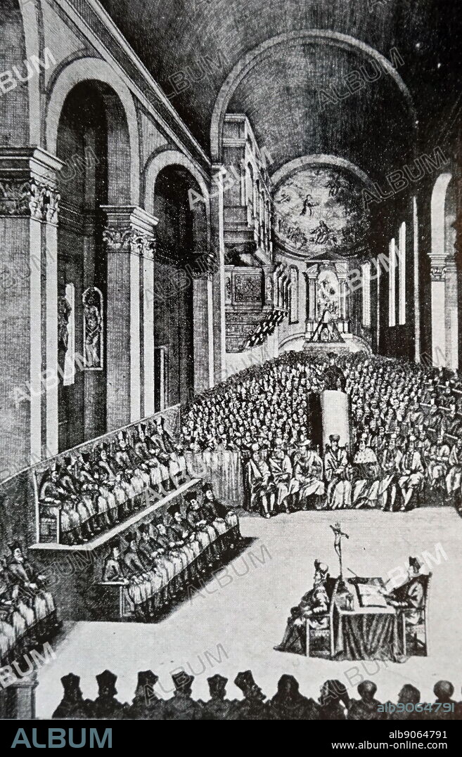 The Council of Trent (Concilium Tridentinum), held between 1545 and 1563 in Trent in northern Italy), was the 19th ecumenical council of the Catholic Church. Prompted by the Protestant Reformation, it has been described as the embodiment of the Counter-Reformation.