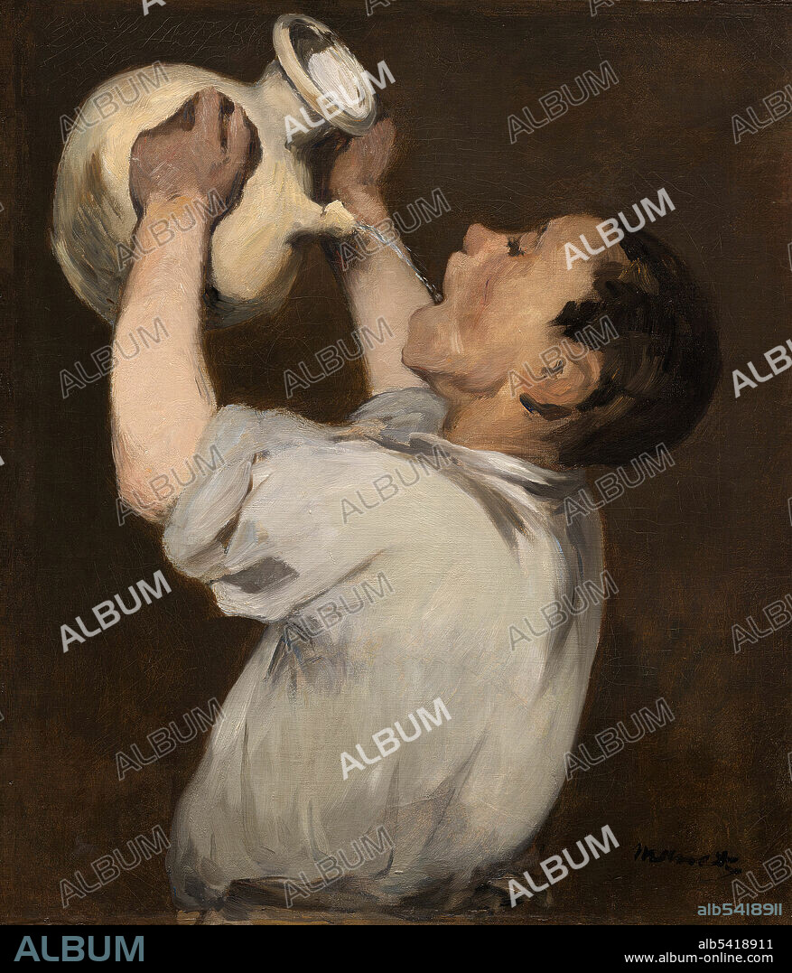 EDOUARD MANET. Boy with Pitcher (La Régalade), 1862/72.