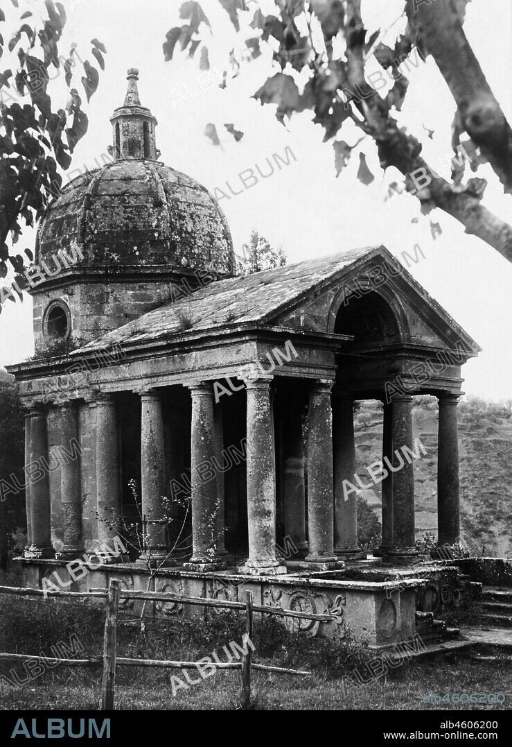 Garden of palazzo orsini. bomarzo 1910-20.