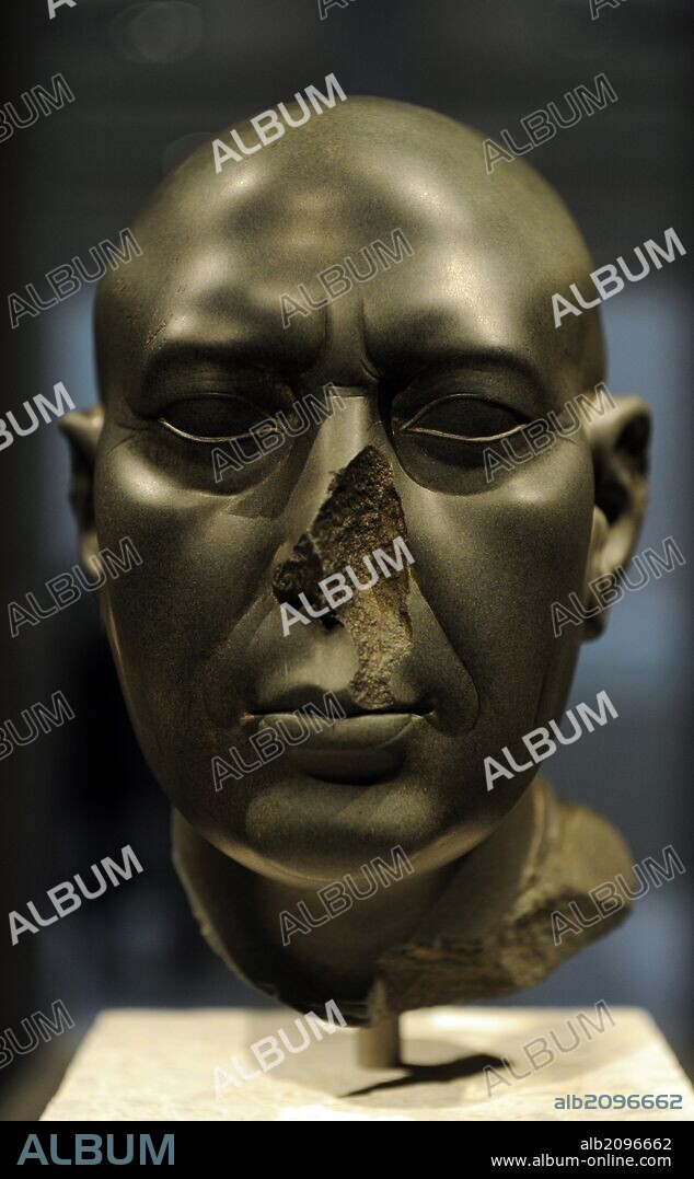 Berlin Green Head. Late Period. 30th Dynasty. Egypt. Neues Museum. Berlin. Germany.