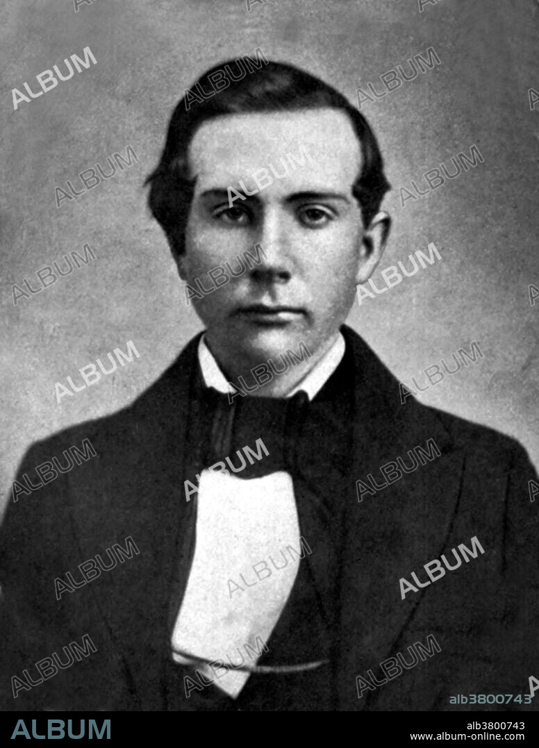 John Davison Rockefeller (July 8, 1839 - May 23, 1937) was an American industrialist and philanthropist. He founded Standard Oil in 1870 with his brother William, along with Henry Flagler, Jabez Bostwick, chemist Samuel Andrews, and a silent partner, Stephen Harkness. As kerosene and gasoline grew in importance, Rockefeller's wealth soared, and he became the world's richest man and the first American worth more than a billion dollars. Adjusting for inflation, he is often regarded as the richest person in history. He spent the last 40 years of his life in retirement. His fortune was mainly used to create the modern systematic approach of targeted philanthropy. He was able to do this through the creation of foundations that had a major effect on medicine, education, and scientific research. His foundations pioneered the development of medical research, and were instrumental in the eradication of hookworm and yellow fever. He is also the founder of both the University of Chicago and Rockefeller University. He was a devoted Northern Baptist and adhered to total abstinence from alcohol and tobacco throughout his life. He died of arteriosclerosis in 1937, two months shy of his 98th birthday. Rockefeller at the age of 18, no photographer credited.