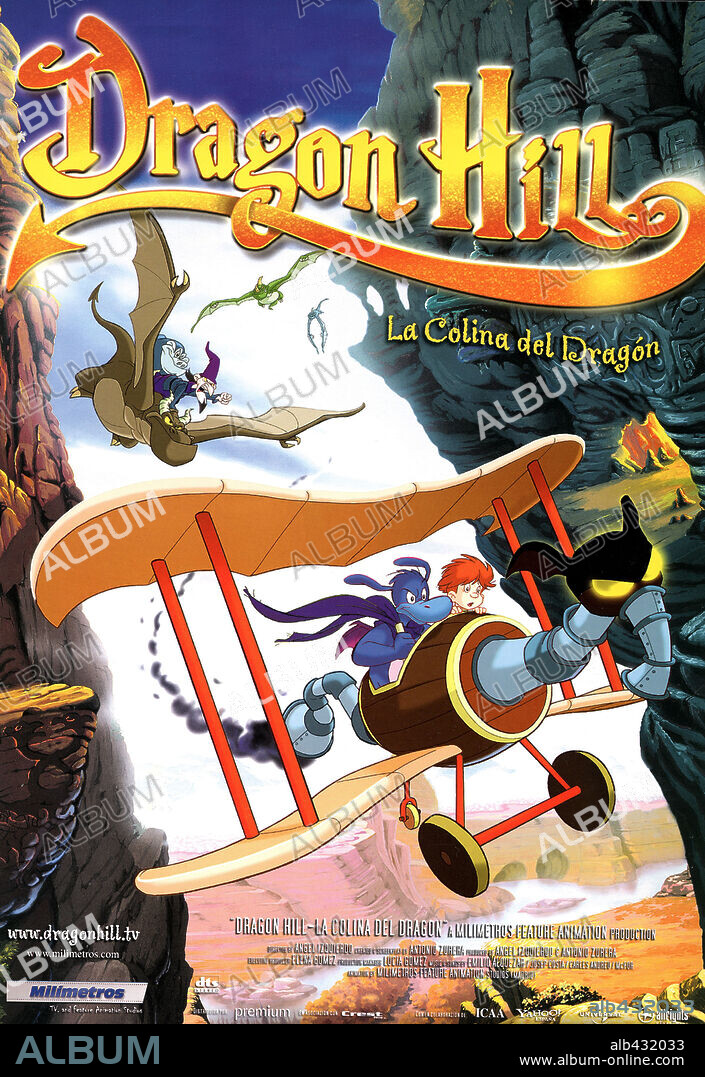 Poster of DRAGON HILL, LA COLINA DEL DRAGON, 2002, directed by ANGEL IZQUIERDO. Copyright MILIMETROS FEATURE ANIMATION.