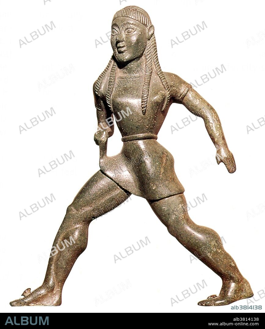 Undated statue of a Spartan girl athlete. Women in ancient Sparta were famous for their independence relative to that of other Greek women. In contrast to Athens, in Spartan society girls were reared much like boys. Female Spartan babies are remarked to have been significantly more nourished than other female Greek children and in some cases than Spartan male babies. Many believe this preference was shown to female babies because it was especially important to have physically fit women to bear children. In their youth, female Spartans ran around nude alongside the boys and competed in gymnastics, wrestling, foot and horse races, and other required physical trials, all in the public's view. Spartan women's clothing was simple and notoriously short. Women were also not allowed to grow their hair long.