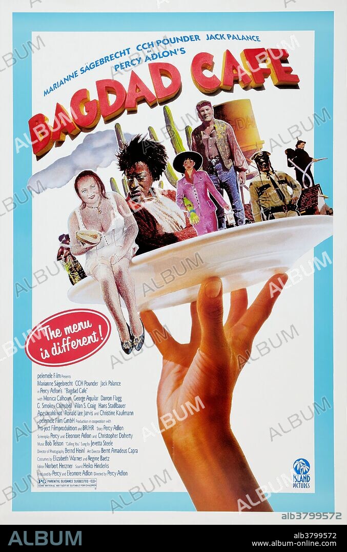 Plakat zu OUT OF ROSENHEIM, 1987, unter der Regie von PERCY ADLON. Copyright ISLAND PICTURES.