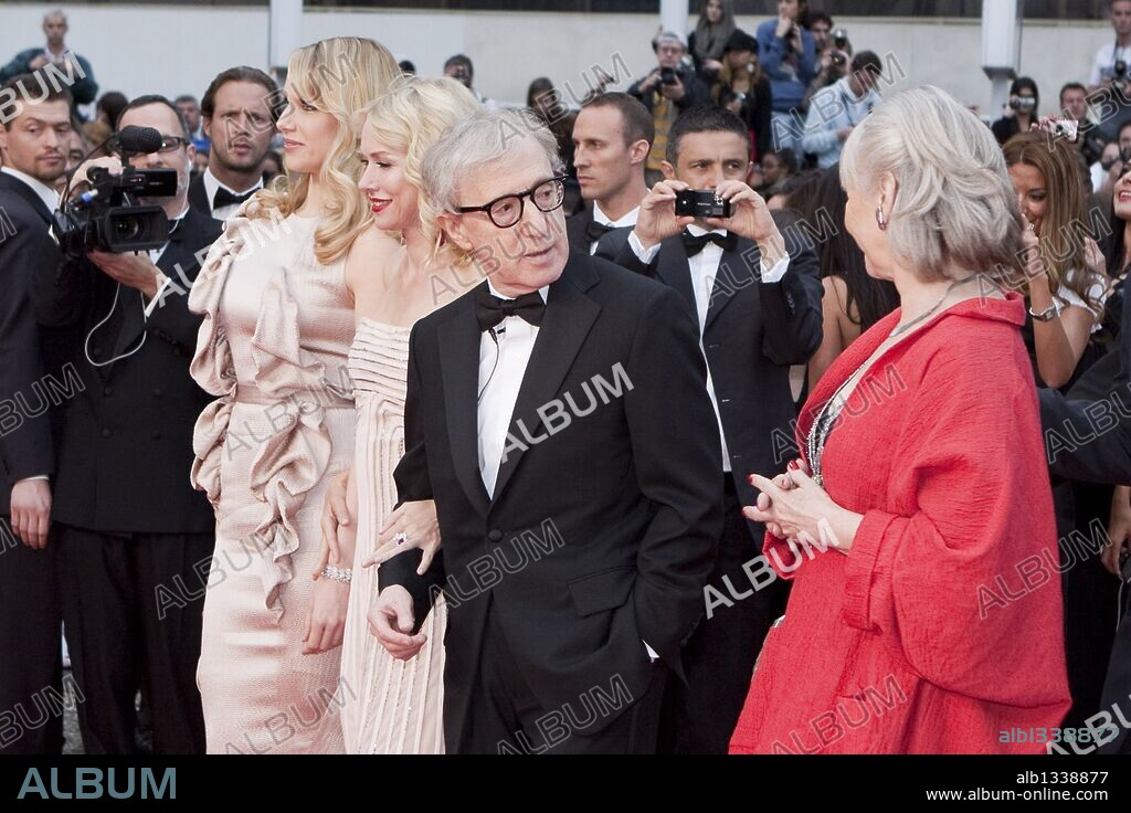 May 15, 2010 - Cannes, France - Lucy Punch, Naomi Watts, Woody Allen and Gemma Jones - Festival de Cannes 2010 / 63rd Annual Cannes Film Festival - Day 4. Premiere of ''You Will Meet a Tall Dark Stranger. 15/05/2010