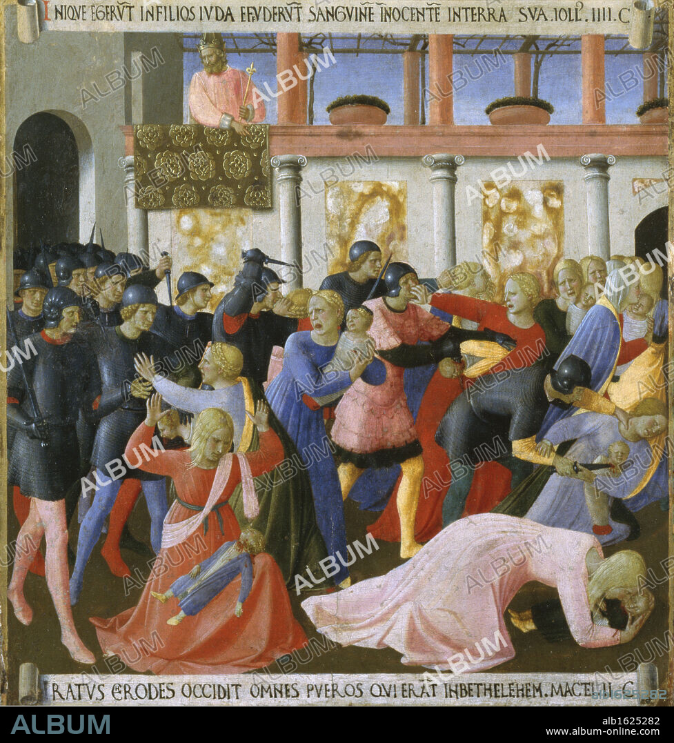 The Story of the Life of Christ Detail: Massacre of the Innocents   Fra Angelico (ca. 1400-1455/Italian)   Museo di San Marco, Florence.
