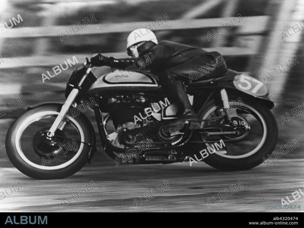 Norton 1950 Isle of Man Tourist Trophy race.