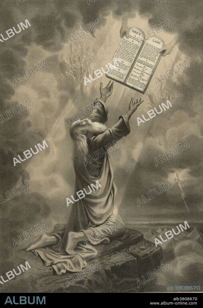 Moses Receiving the Ten Commandments