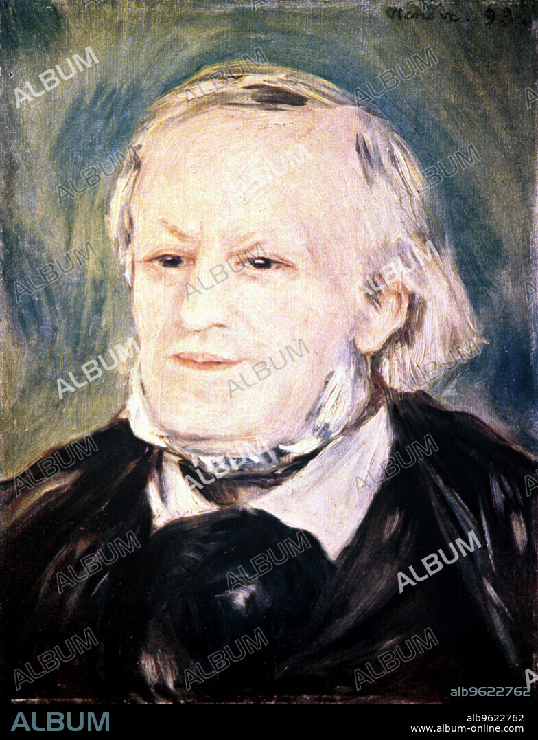PIERRE-AUGUSTE RENOIR. Richard Wagner (1813-1883), German composer, conductor, and essayist, 1882.