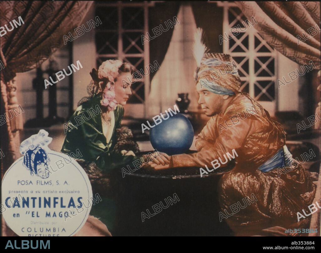 CANTINFLAS en EL MAGO, 1949, dirigida por MIGUEL M. DELGADO. Copyright POSA FILMS, S.A.