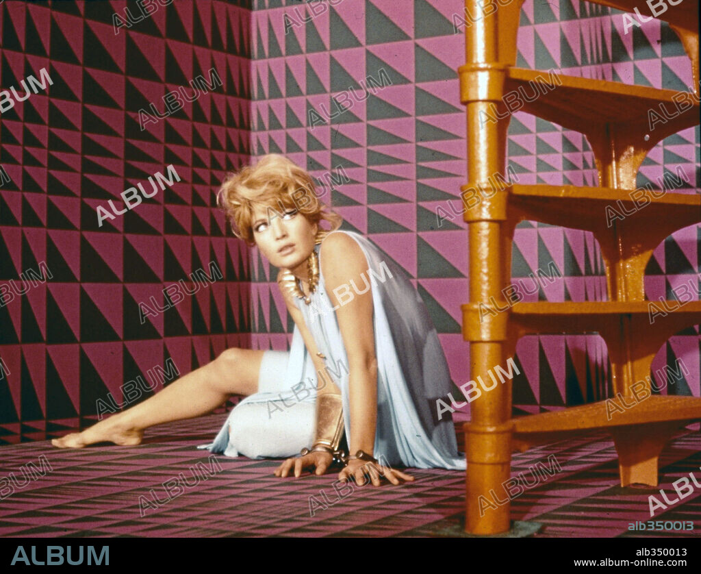 MONICA VITTI in MODESTY BLAISE, 1966, directed by JOSEPH LOSEY. Copyright 20TH CENTURY FOX.