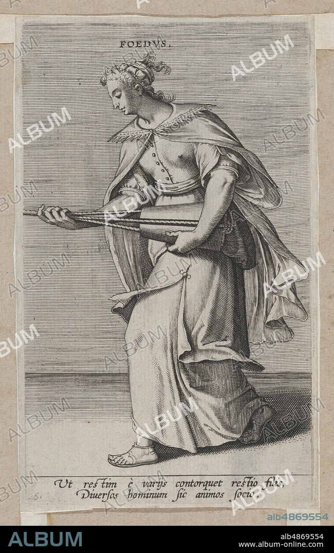 PHILIP GALLE. Foedus, from Prosopographia, ca. 1585-90.