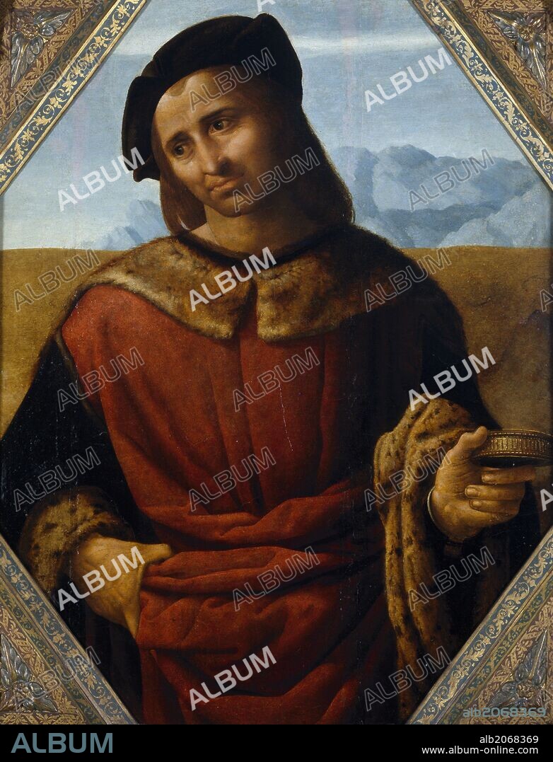 FERNANDO YAÑEZ DE LA ALMEDINA. Fernando Yáñez de la Almedina / 'Saint Damian', ca.  1510, Spanish School, Oil on panel, 95 cm x 73 cm, P01339.