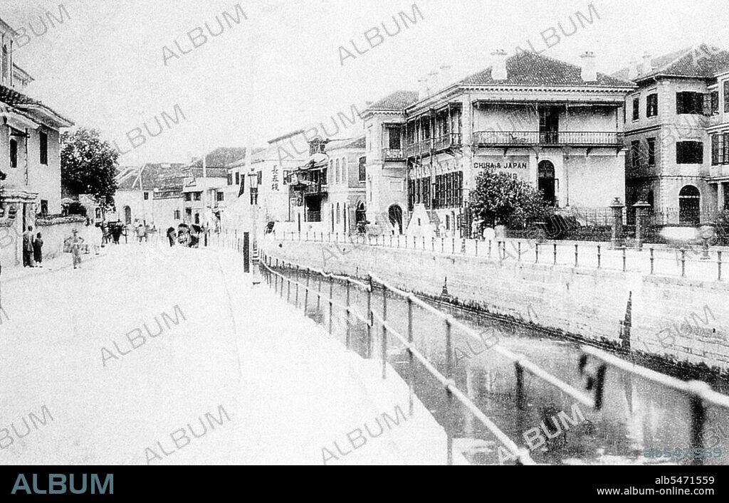 The Shanghai French Concession (Chinese: ?????; pinyin: Shànghai Fa Zujiè, French: La concession française de Shanghai) was a foreign concession in Shanghai, China from 1849 until 1946, and it was progressively expanded in the late 19th and early 20th centuries. The Shanghai International Settlement (Chinese: ??????) began originally as a purely British settlement. It was one of the original five treaty ports which were established under the terms of the Treaty of Nanking at the end of the first opium war in the year 1842. American and French involvement followed close on the heels, and distinct areas of settlement for the Americans and the French were drawn out to the north and south of the British settlement respectively. In 1854 a united municipal council was created to serve all three settlements, but in 1862, the French concession dropped out of the arrangement. The following year the British and American settlements formally united to become the Shanghai International Settlement.