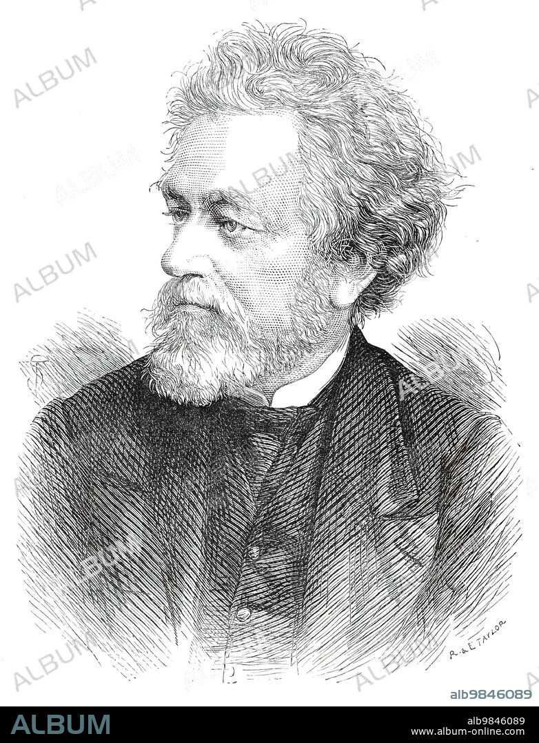 New Associates of the Royal Academy: Mr. W. F. Woodington, A.R.A., 1876. Engraving from a photograph by Messrs. Fradelle and Marshall. 'From childhood he was directed to observe the beauties of nature in the surrounding country, and this, with frequent opportunities of seeing good drawings by painters of repute, combined to give him a taste for the fine arts. In 1815 he came to London, and, after two or three years of preliminary teaching, was articled to Mr. Robert W. Serviers, then eminent as an engraver. About four years later, however, the master became a sculptor, and the pupils, of course, followed his direction in their studies. At the expiration of the term of his indentures Mr. Woodington began his professional career...To the Royal Academy Exhibitions he commenced to contribute a series of ideal works, always marked by a sense of beauty and grace and imaginative feeling'. From "Illustrated London News", 1876.
