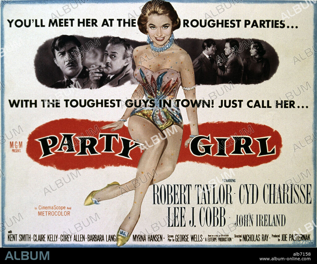 Poster of PARTY GIRL, 1958, directed by NICHOLAS RAY. Copyright M.G.M.