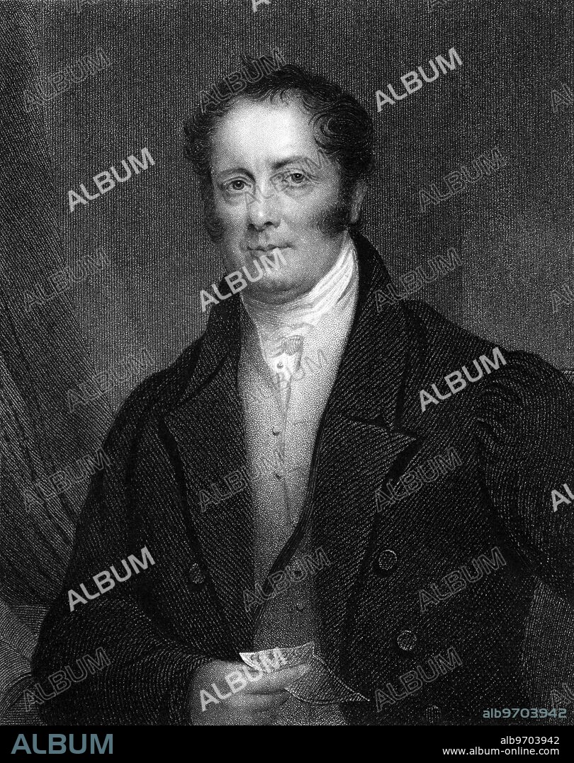 Edward Baines, painted by T. Hargraves, engraed by J. Cochran. Edward Baines MP (1774-1848), English newspaper-proprietor and politician, was born in 1774. OR. Sir Edward Baines (1800-1890), of St Ann's Hill, Leeds, who was editor and afterwards proprietor of the Leeds Mercury, M.P. for Leeds (1859-1874), and was knighted in 1880. ©TopFoto.