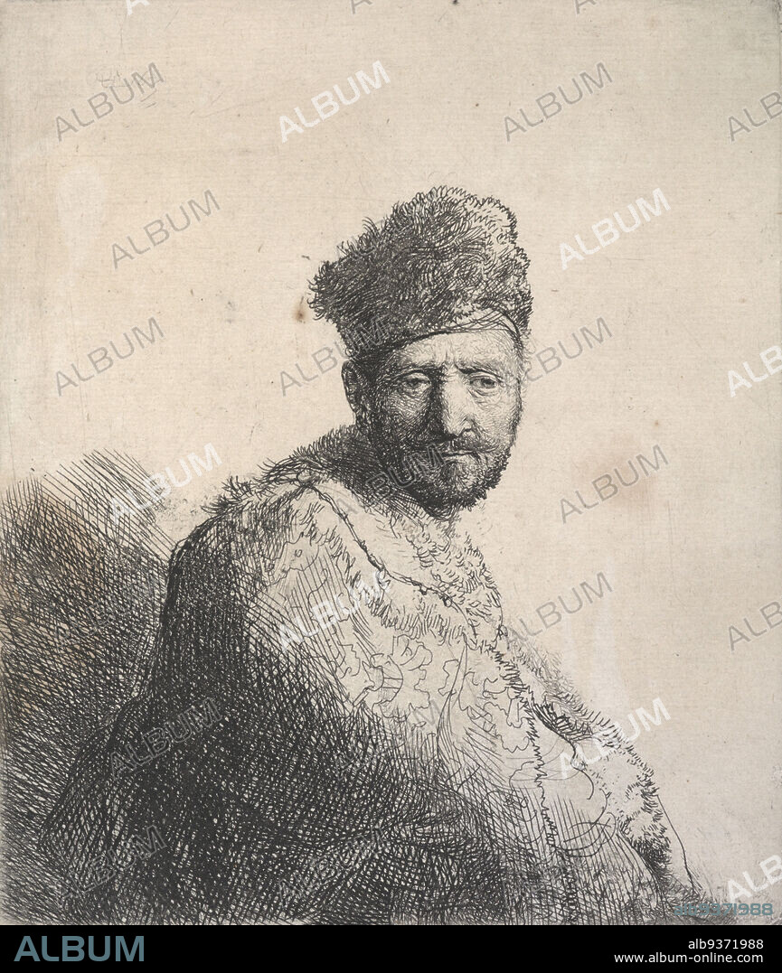 Bearded man, in a furred oriental cap and robe., Rembrandt van Rijn, artist, 1631, Netherlands, etching, During his lifetime, Rembrandt's extraordinary skills as a printmaker were the main source of his international fame. Unlike his oil paintings, prints travelled light and were relatively cheap. For this reason, they soon became very popular with collectors not only within, but also beyond the borders of the Netherlands, and it also explains why, three centuries later, they were affordable for Wellington collector and philanthropist Sir John Ilott, who presented 37 Rembrandt prints, including this one, to the National Art Gallery between 1952 and 1969..jpg,"Maori and Pacific manuscript archive collection, National Museum of New Zealand, creating agency, 1807-1947, This series consists of both archival items gifted to the Museum and material that was gathered from internal Museum sources relating to Pacific and Maori themes.