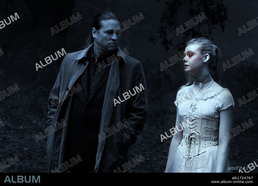 ELLE FANNING and VAL KILMER in TWIXT, 2011, directed by FRANCIS FORD COPPOLA. Copyright AMERICAN ZOETROPE.