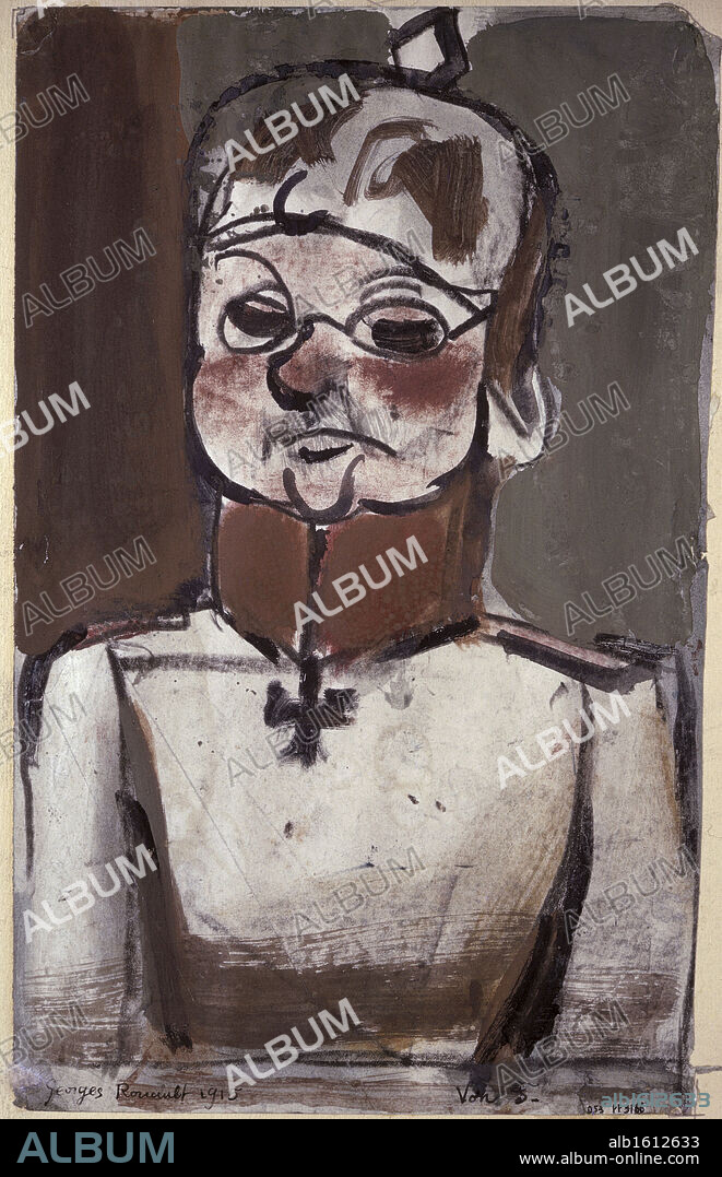 Von F by Georges Rouault, 1915, 1871-1958, France, Paris, National Museum of Modern Art.