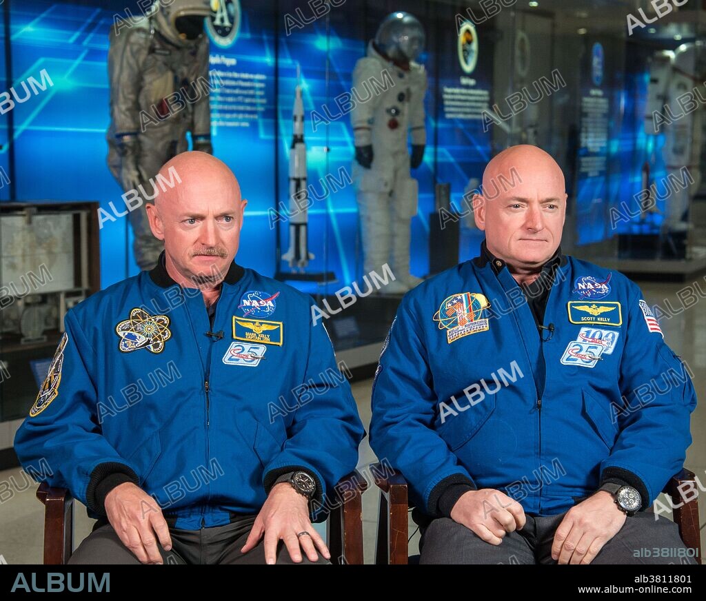 Houston Texas at the Johnson Space Center Expedition 45/46 Commander, Astronaut Scott Kelly along with his brother, former Astronaut Mark Kelly speak to news media on January 19, 2015 about Scott Kelly's 1-year mission aboard the International Space Station. Scott Joseph Kelly (born February 21, 1964) is an American astronaut, engineer and a retired U.S. Navy Captain. A veteran of three previous missions, Kelly was selected along with Mikhail Korniyenko in November 2012 for a special year-long mission to the International Space Station. Kelly commanded the International Space Station (ISS) on Expedition 26. Kelly's identical twin brother, Mark Kelly, is a former astronaut. The Kelly brothers are the only siblings to have traveled in space. Mark Edward Kelly (born February 21, 1964) is a retired American astronaut, engineer and U.S. Navy Captain. He is the husband of former Congresswoman Gabrielle Giffords, an author, a political activist, and an aerospace executive and consultant.