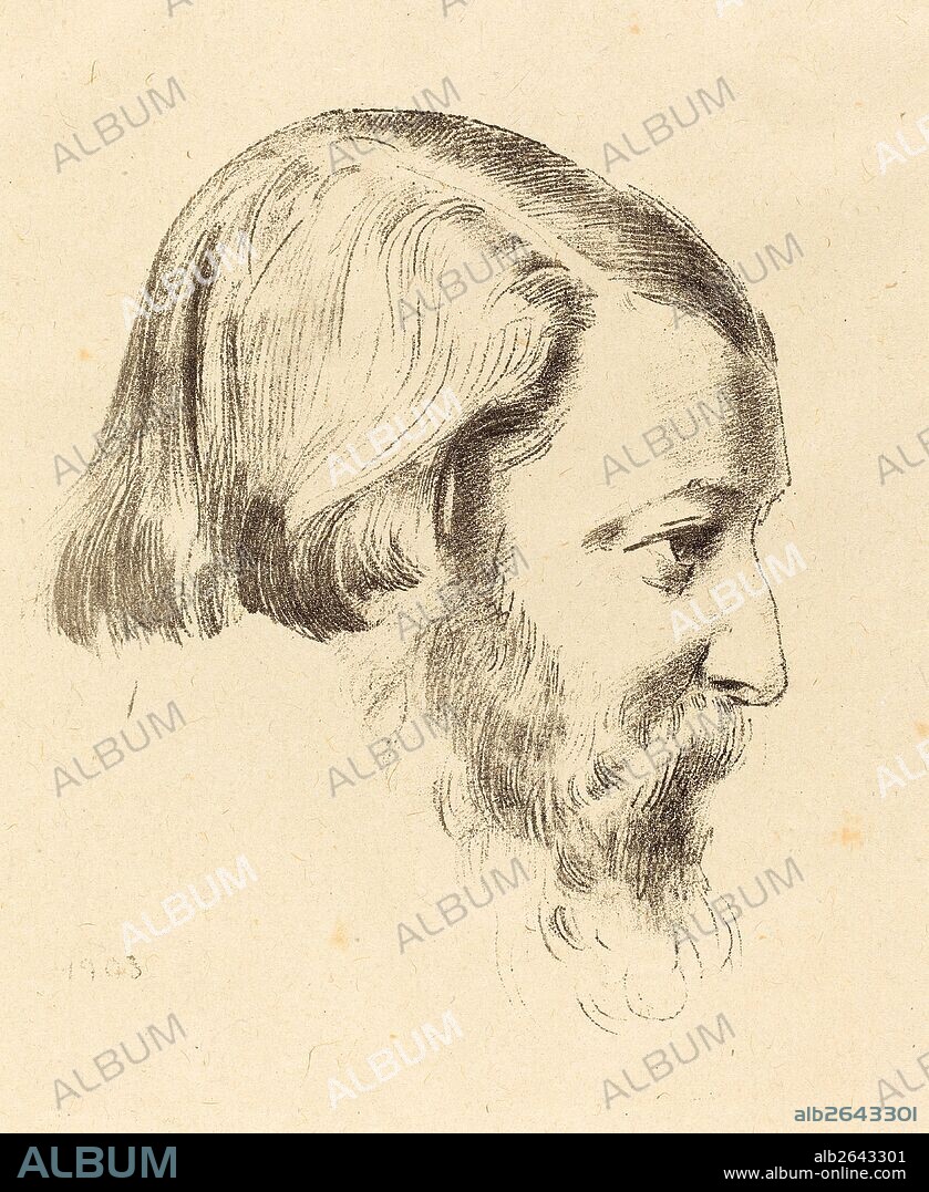 Odilon Redon, Paul Serusier, French, 1840 - 1916, 1903, lithograph.