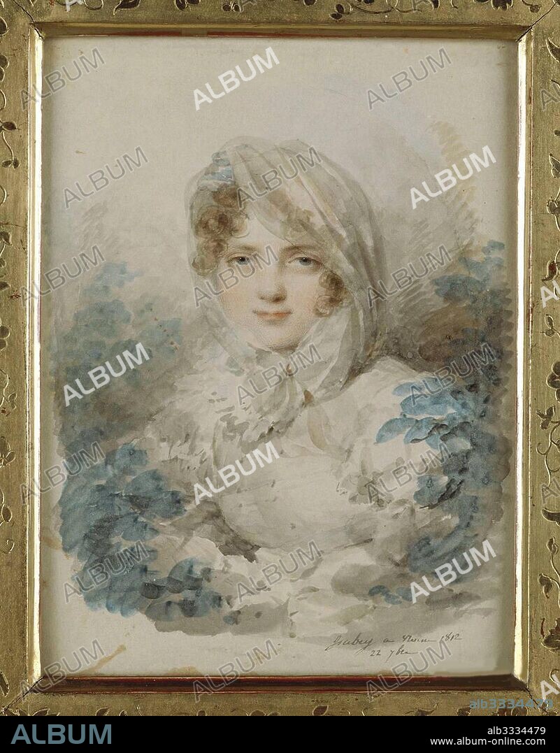 JEAN-BAPTISTE ISABEY. Portrait of Ekaterina Pavlovna Bagration (1783-1857), née Skavronska.