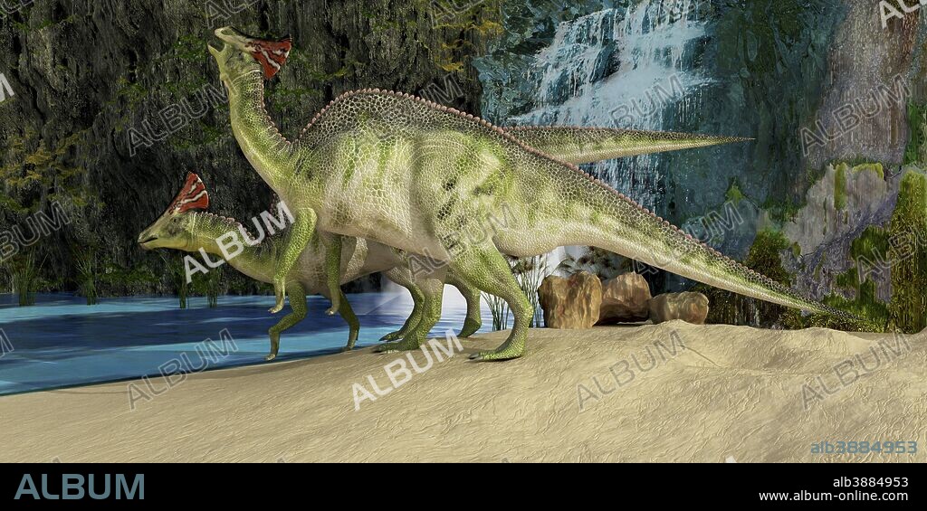 The Olorotitan was a duckbilled dinosaur from the Late Cretaceous and was found in Russia.