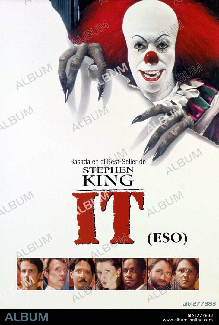 Poster of IT, 1990, directed by TOMMY LEE WALLACE. Copyright WARNER HOME VIDEO.