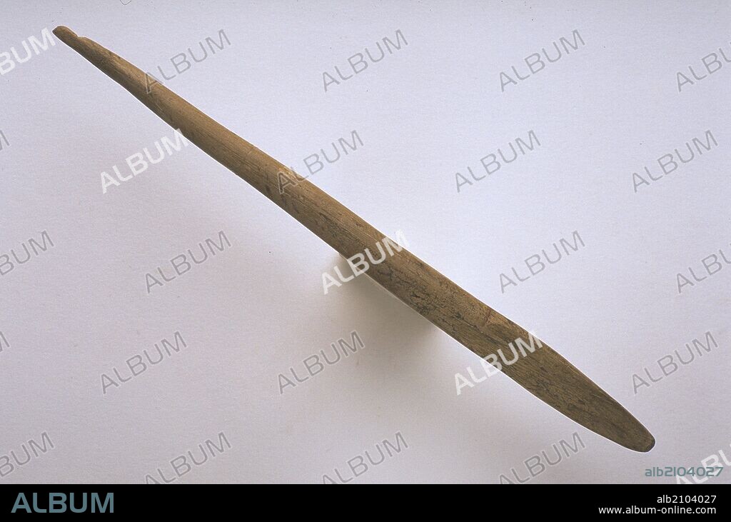 AZAGAYA.PALEOLITICO. (DEPOSITO: MUSEO ARQUEOLOGICO NACIONAL).