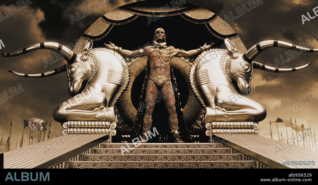 RODRIGO SANTORO en 300, 2006, dirigida por ZACK SNYDER. Copyright WARNER BROS. PICTURES.
