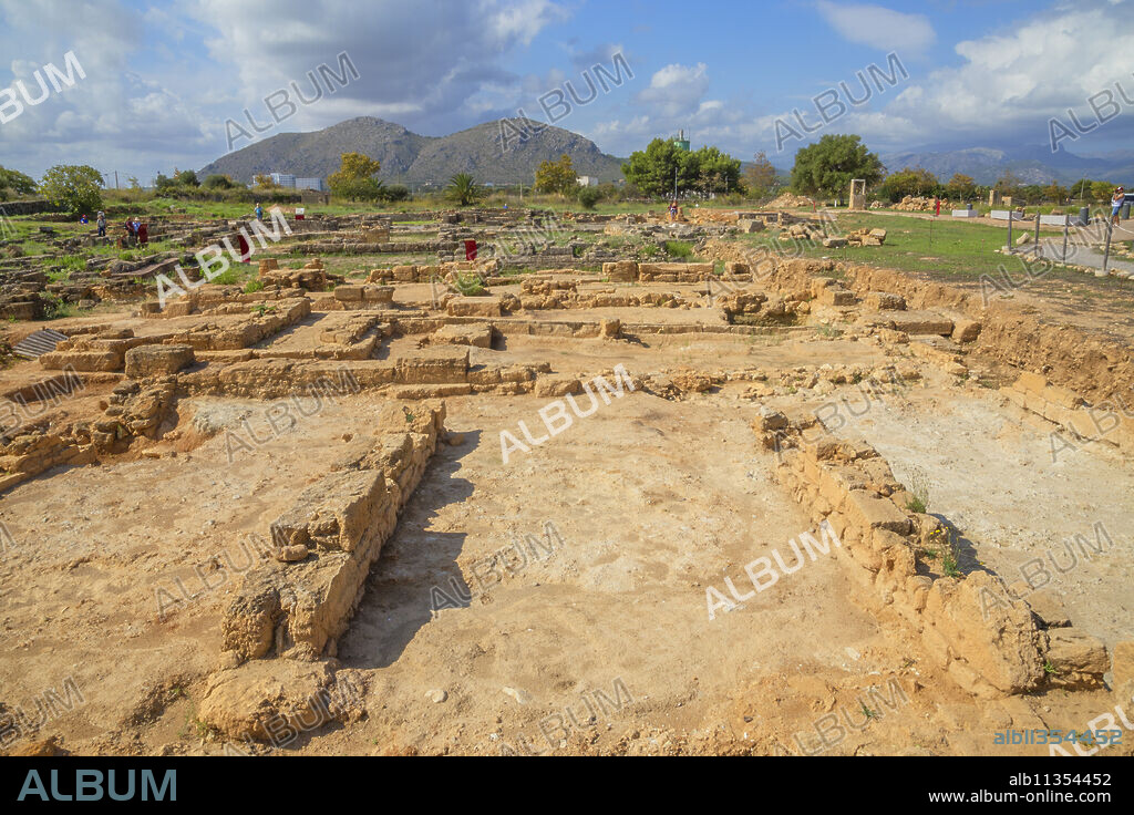 Pollentia Roman Ruins, Alcudia, Mallorca (Majorca), Balearic Islands, Spain, Europe.