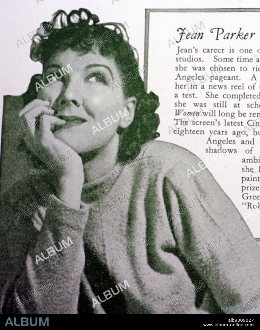 Photograph of Jean Parker (1915-2005) an American film and stage actress.