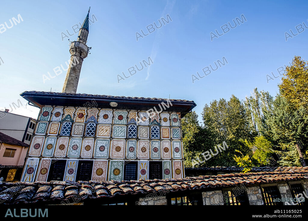 Pasha Mosque, the painted mosque of Tetovo, Republic of Macedonia, Europe.