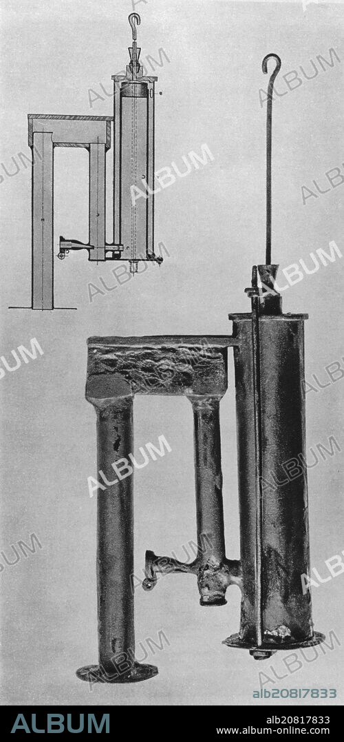 WATT JAMES. PRIMERA MAQUINA DE VAPOR MODERNA - 1769.