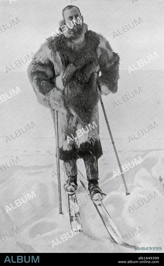 Captain Roald Engelbregt Gravning Amundsen 1872 to 1928 Norwegian explorer of the polar regions From the book The Year 1912 illustrated published London 1913.