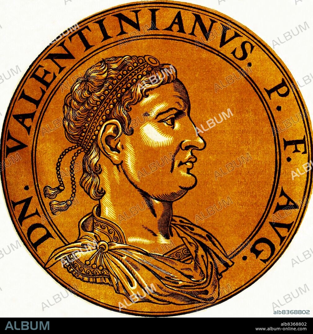 Valentinian III (419-455) was the son of Emperor Constantius III, and nephew of former Emperor Honorius through his mother, Galla Placidia. He was also cousin to Theodosius II, Eastern Roman emperor. When his father died in 421, barely seven months into his co-rule, Valentinian was only two years old, and he fled with his mother and sister to Constantinople from the unwanted attentions of his uncle Honorius.<br/><br/>. When Honorius died in 423 and the usurper Joannes took power, Theodosius recognised Valentinian as the true emperor of the West, and placed him on the throne in 425, aged only six. Due to his age, his mother ruled as regent in his stead, desperately attempting to stablise the Western Roman Empire and negotiating with the Huns. The empire continued to lose more territory however, and internal instability wracked the empire constantly. Valentinian finally became emperor in 437, but true power remained in the hands of others.<br/><br/>. Attila the Hun's invasion of the Western Roman Empire, at the behest of Valentinian's own sister Honoria, devastated much of the western provinces and was only just stopped at the gates of Rome. Valentinian was eventually assassinated in 455 after murdering one of his powerful advisors, Aetius, the year previous. Overall, Valentinian's reign is marked by the continued dismemberment and decline of the Western Roman Empire.