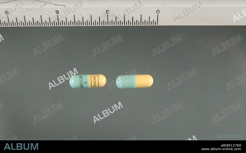 Librium (Chlordiazepoxide) used for the short-term treatment of anxiety that is severe and disabling or subjecting the person to unacceptable distress.